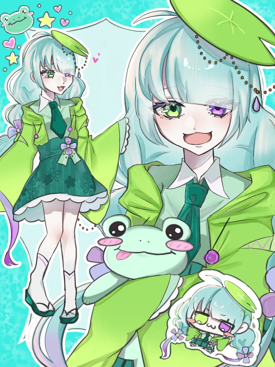 詰め込みイラストやアイコン等…描きます 等身高めのイラストです。喜んでいただけたら嬉しいです。 イメージ1