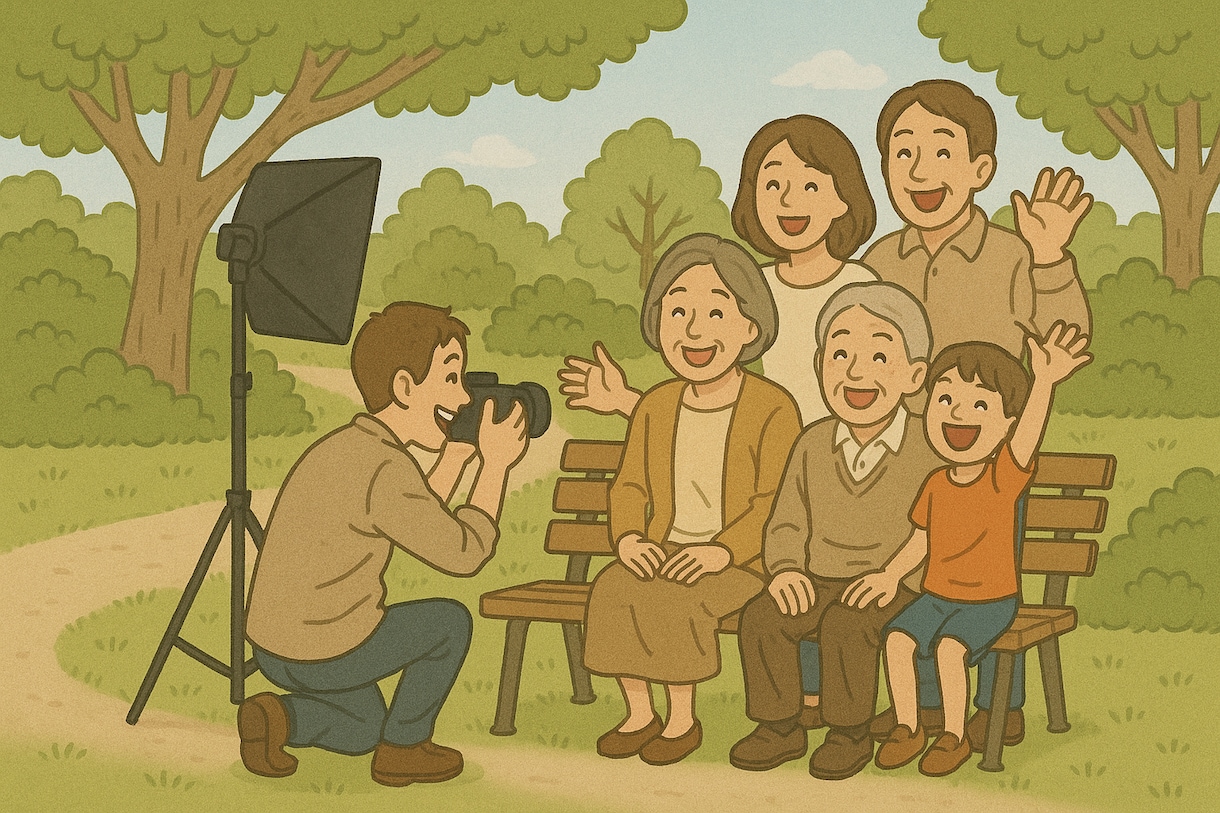 シニア向け！　思い出に残る撮影をします 人生の記念日を写真に残しませんか？もちろん若者もOK！ イメージ1