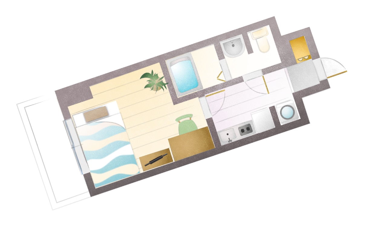 ご希望スタイルの間取り図を作ります 部屋の間取り図を好みのスタイルで！ イメージ4