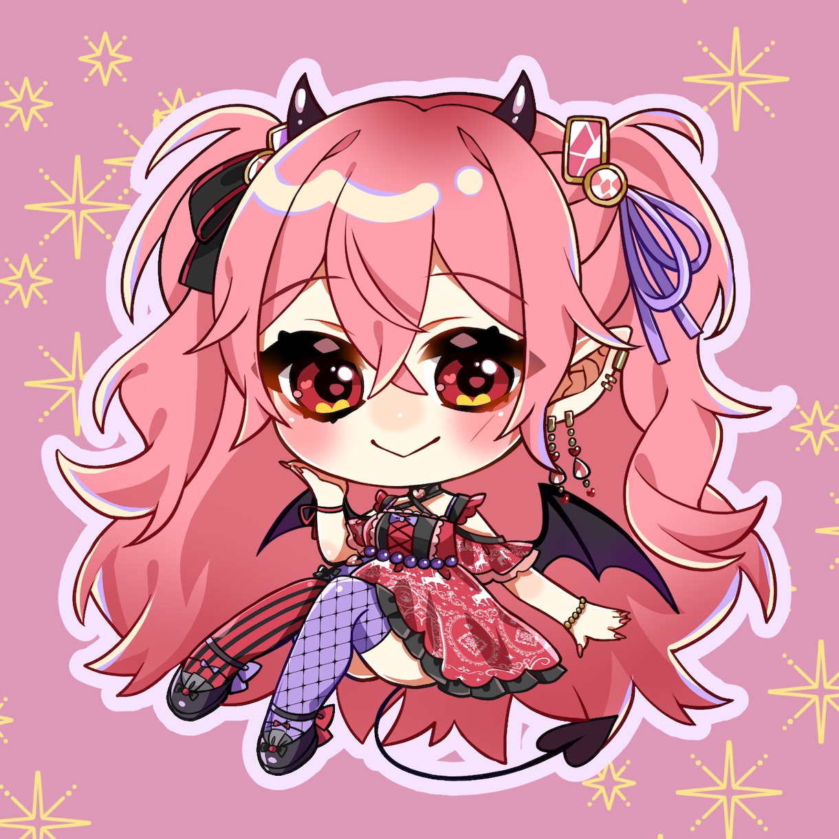 SD(ミニキャラ)描きます 商用利用◎あなたのキャラクターが手のひらサイズに！ イメージ3