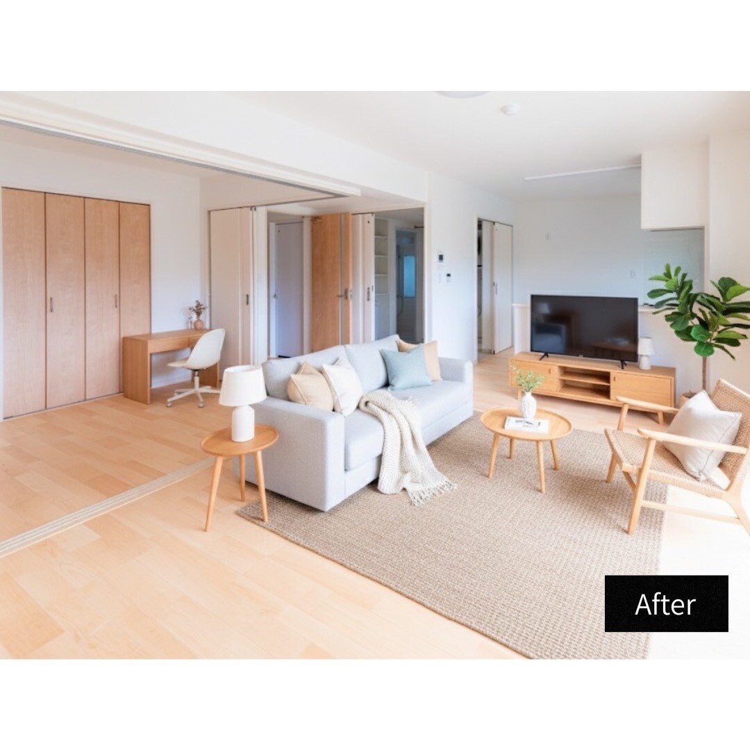 格安でバーチャルホームステージングいたします 空室写真を“売れる部屋に♪ホームステージングで反響率UP！ イメージ3