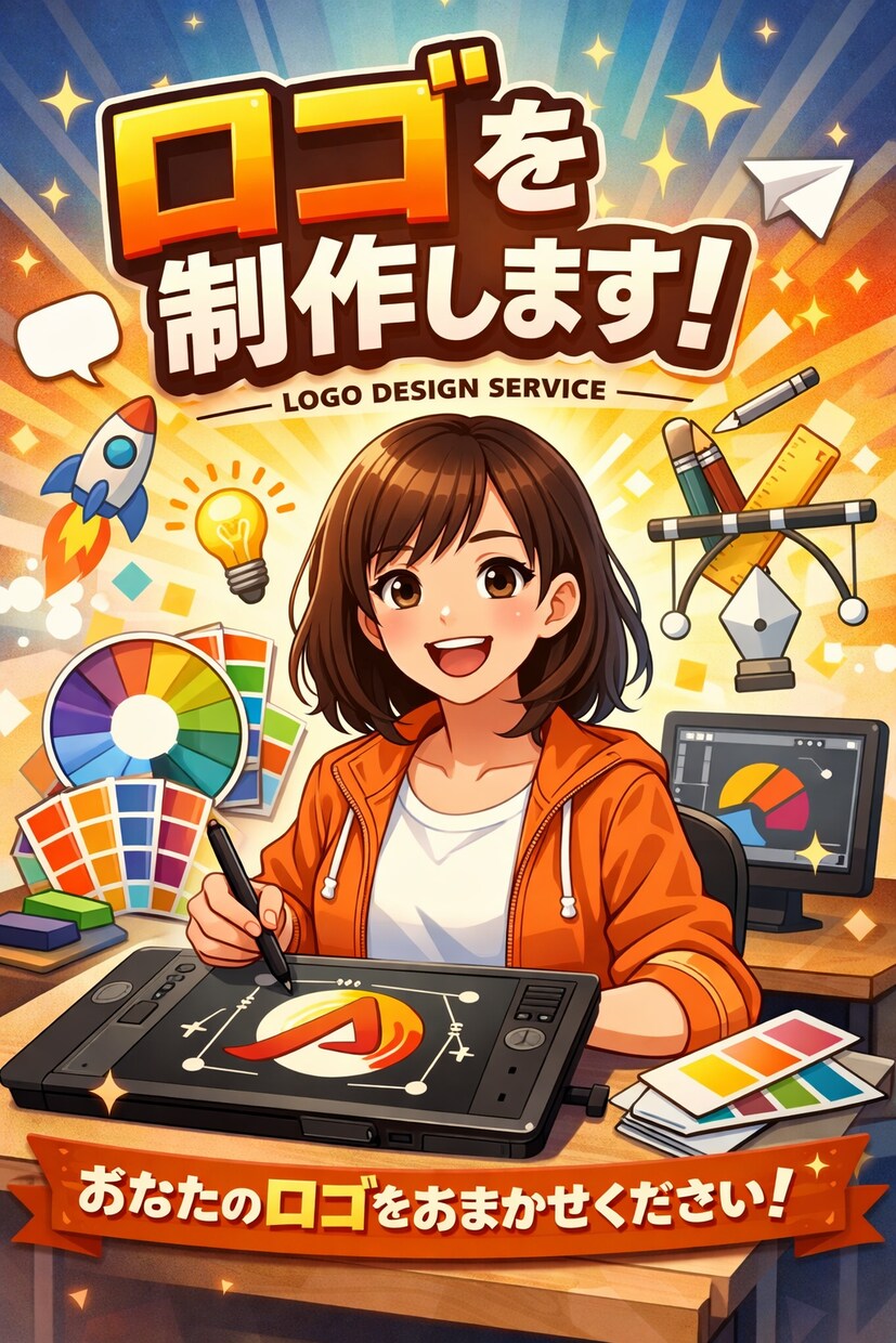 イメージ通りのインパクトのあるロゴを制作します 会社やチームのロゴご希望に沿って制作します イメージ1
