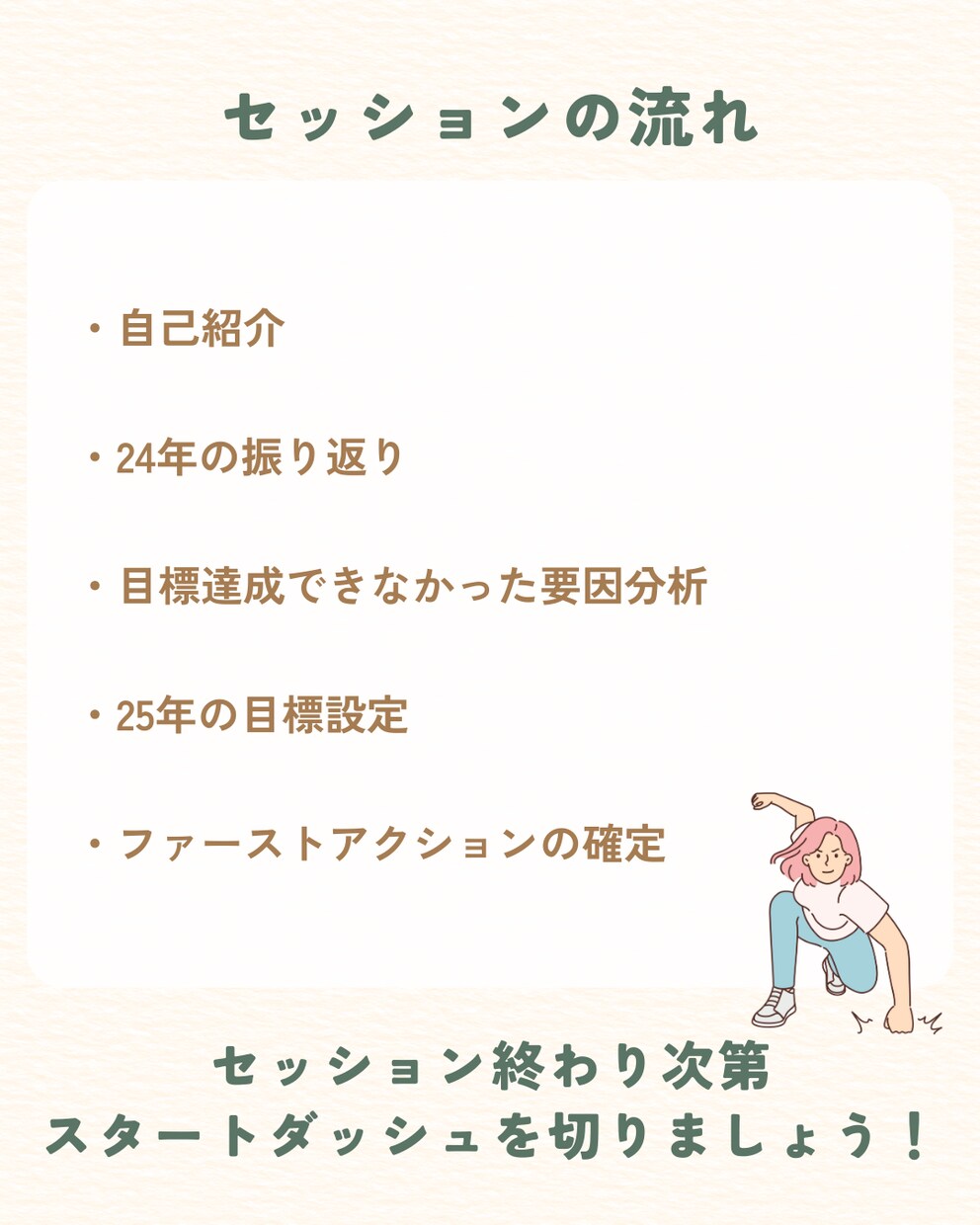 25年目標設定コーチングします まだ間に合う！24年を振り返り！今年のうちに25年目標設定！ イメージ3