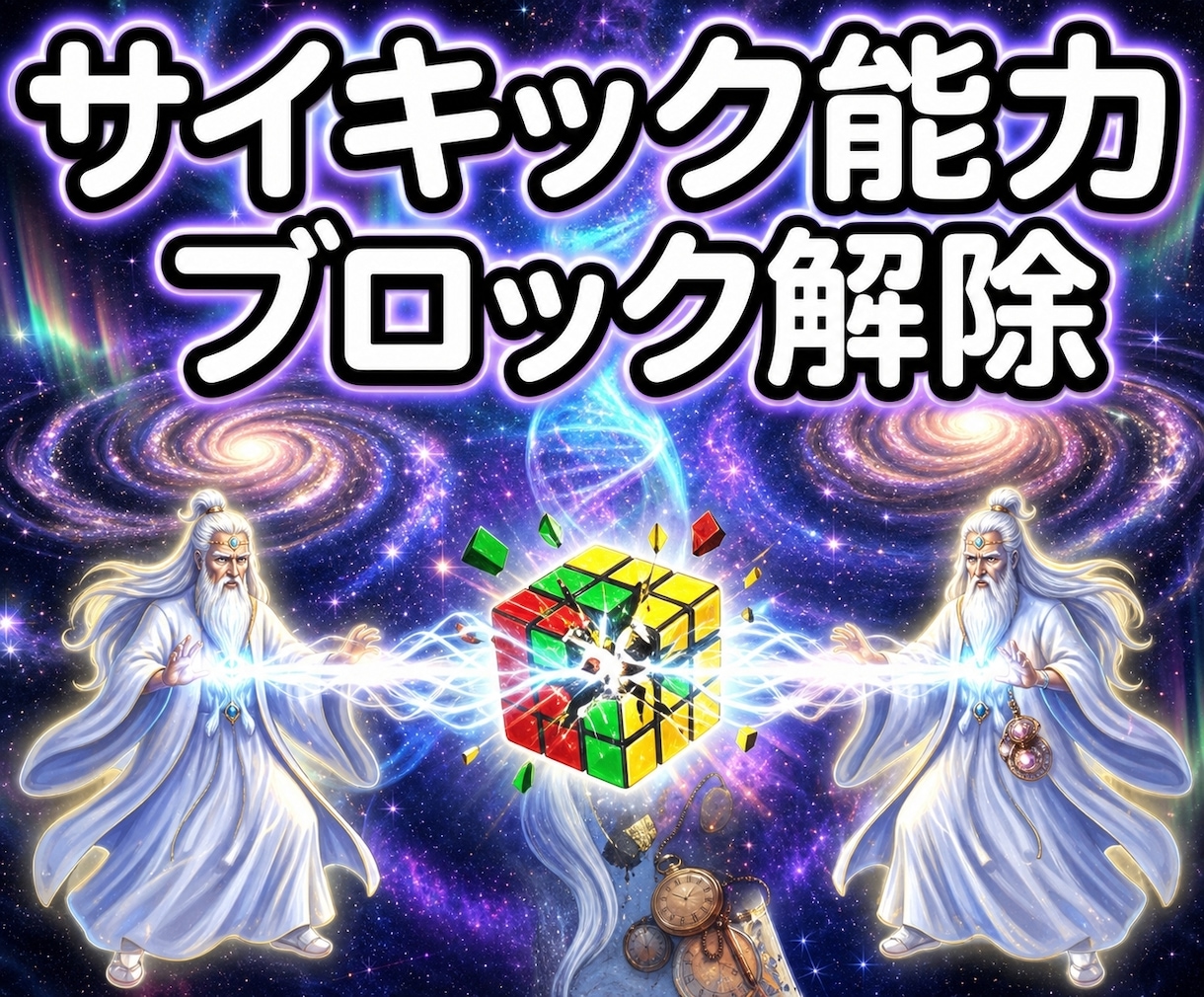 27：サイキック能力にかかるブロック解除します 霊視・霊聴・透知・ヒーリング等｜希望能力1つから対応 イメージ1