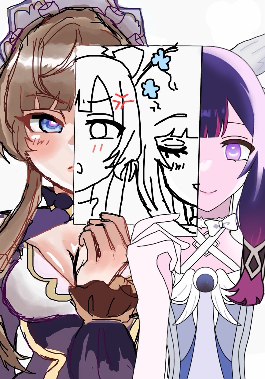 かわいい萌え絵を描きます 要望になんでも答えながら一緒に作成します イメージ6