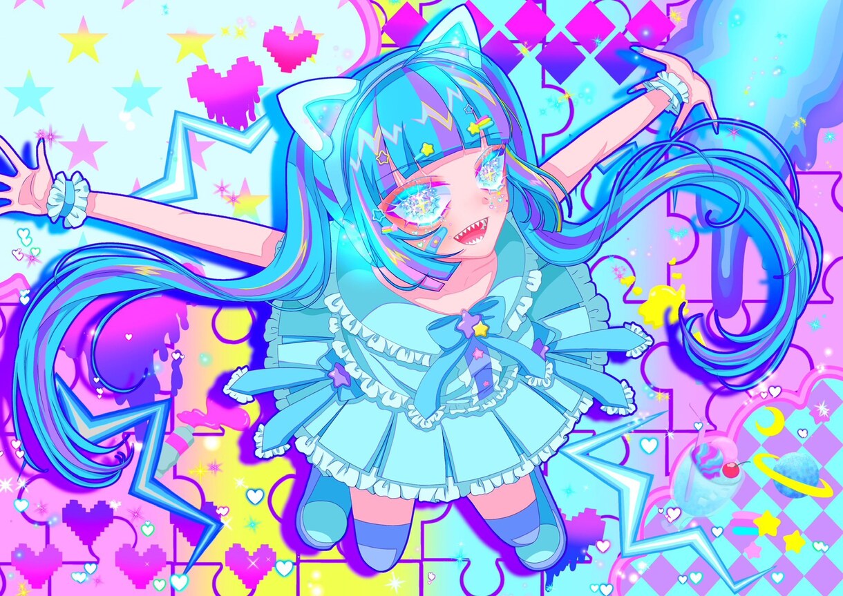 アイコンや1枚絵を描きます アイコンと1枚絵承ります！詳しくはサンプル画像をご参考下さい イメージ6