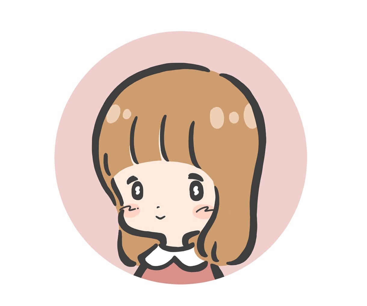 シンプルかわいい♪癒し系アイコンお描きします やさしいタッチでほっこり可愛いあなただけのアイコンを♪ イメージ8