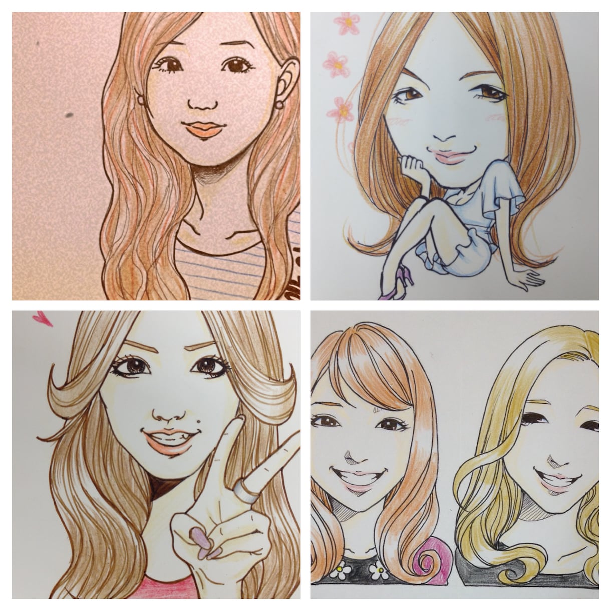 似顔絵、イラストを描きます 大切な人の記念日やイベント用などにいかがですか。 イメージ4