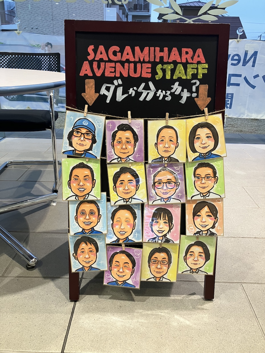 ミニ色紙による１〜２名様似顔絵をお描き致します 低価格によるお試しやちょっとしたプレゼントにオススメです。 イメージ2