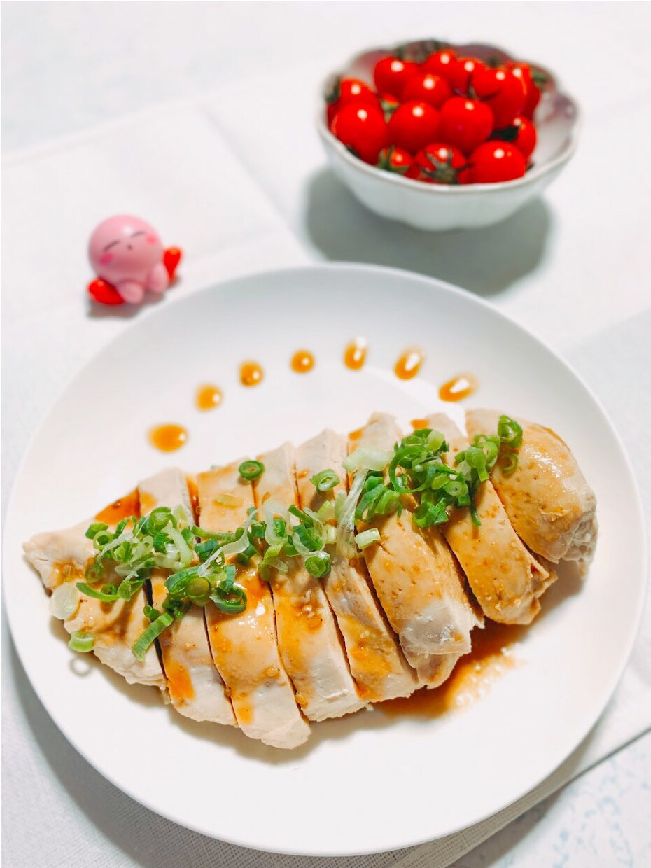 火を使わない鶏胸肉のよだれ鶏教えます 料理がめんどくさい人におすすめ！ 簡単に作れます！ イメージ1