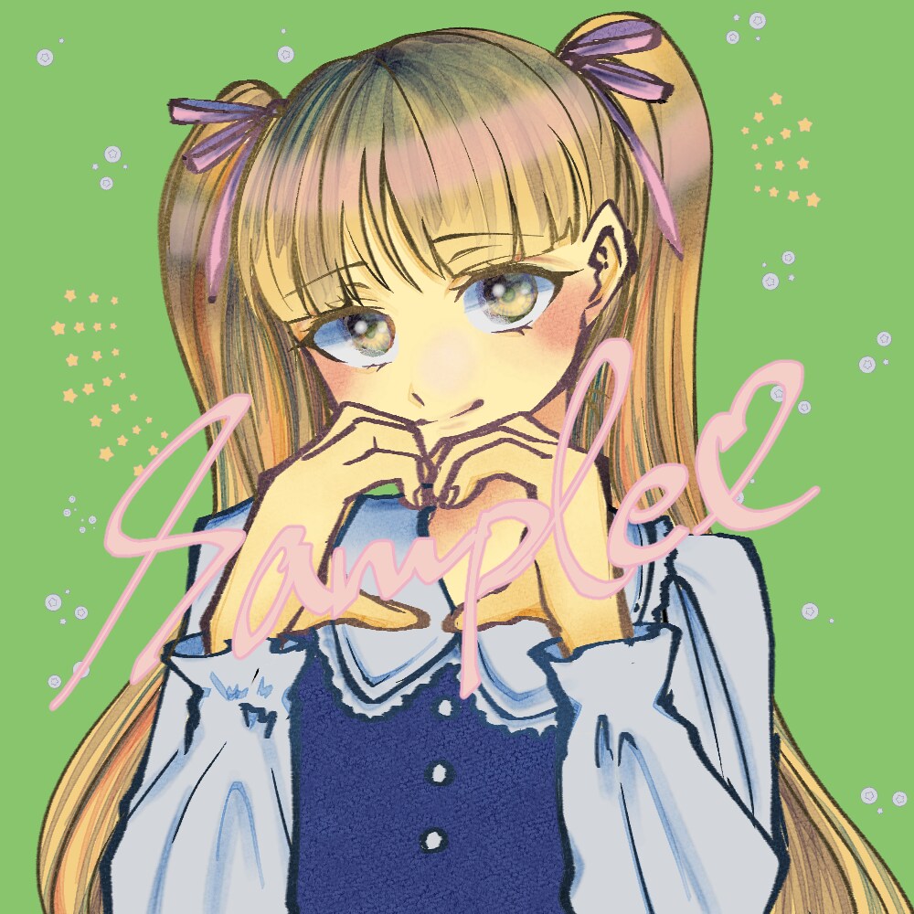 SNSの♥可愛い♥アイコン描きます 可愛い雰囲気のアイコンを作成します♥12月中お試し価格♥ イメージ2