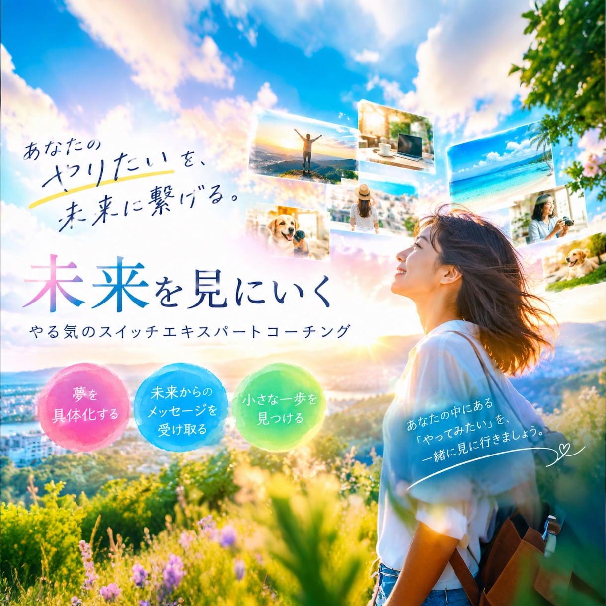 夢に向かっての初めの一歩をサポートします 夢は叶えるものではなく始めるもの。さあ、何から始めますか？ イメージ1