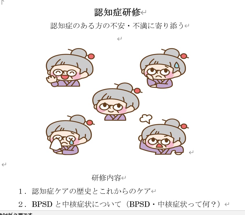 現役看護師が介護施設向け研修資料を作成します 介護現場で伝わる研修資料を作成します イメージ8