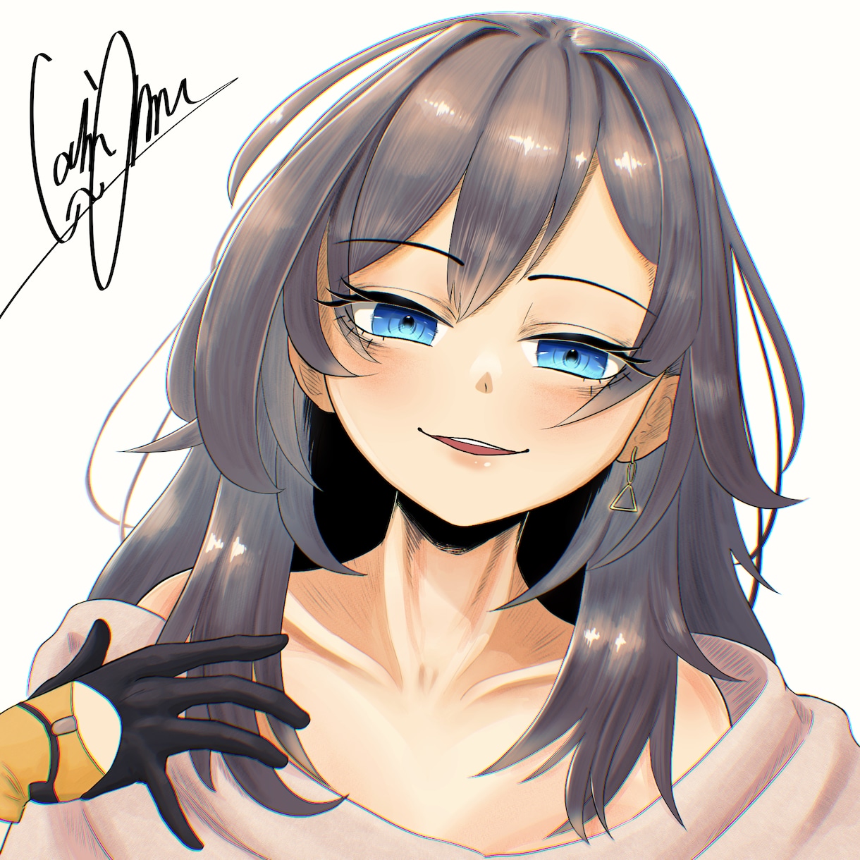 あなただけの女の子キャラSNSイラストを提供します SNSダウナー女の子アイコン・イラスト制作 イメージ3