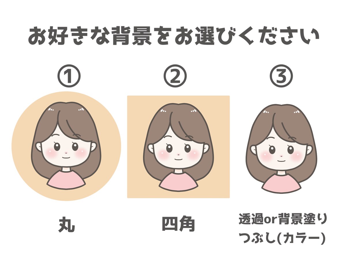 ゆるくてポップなアイコンイラスト描きます 優しくて可愛いイラストで印象◎SNSやブログのアイコンに！ イメージ3