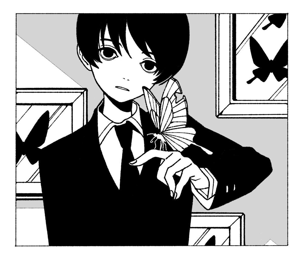 モノクロイラスト/デザイン/アイコン描きます 立ち絵、背景、着色などは各種オプションあります！ イメージ1
