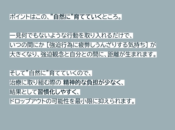心理士が強迫性障害への具体的な手立てをお伝えします 自分でできる！行動療法アプローチ イメージ5