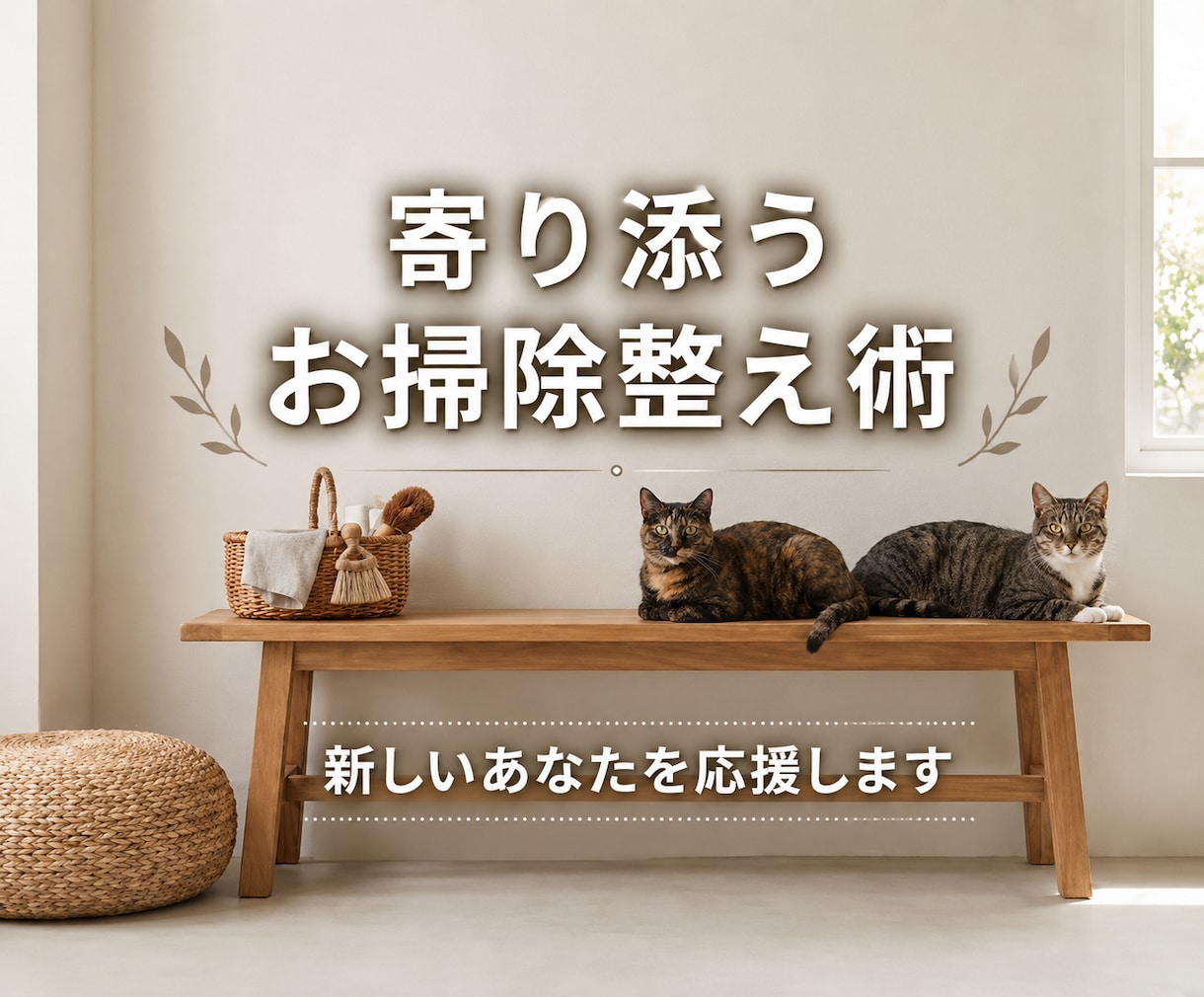 お掃除片付け　一人で頑張らないで！お悩み聞きます 40代50代　断捨離したいけれど…忙しいあなたに寄り添います イメージ1