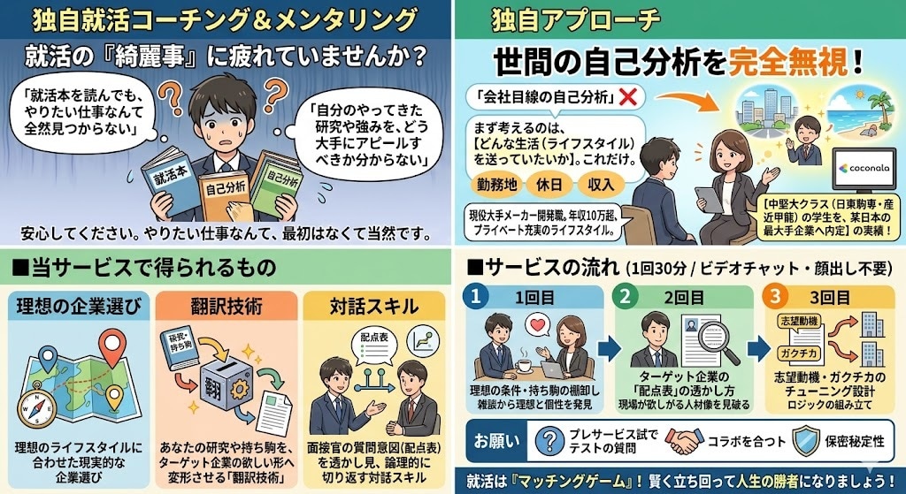 現実主義の就活ハック！理想の生活から逆算します 綺麗事なし！中堅大から誰もが知る某最大手企業への合格メソッド イメージ2