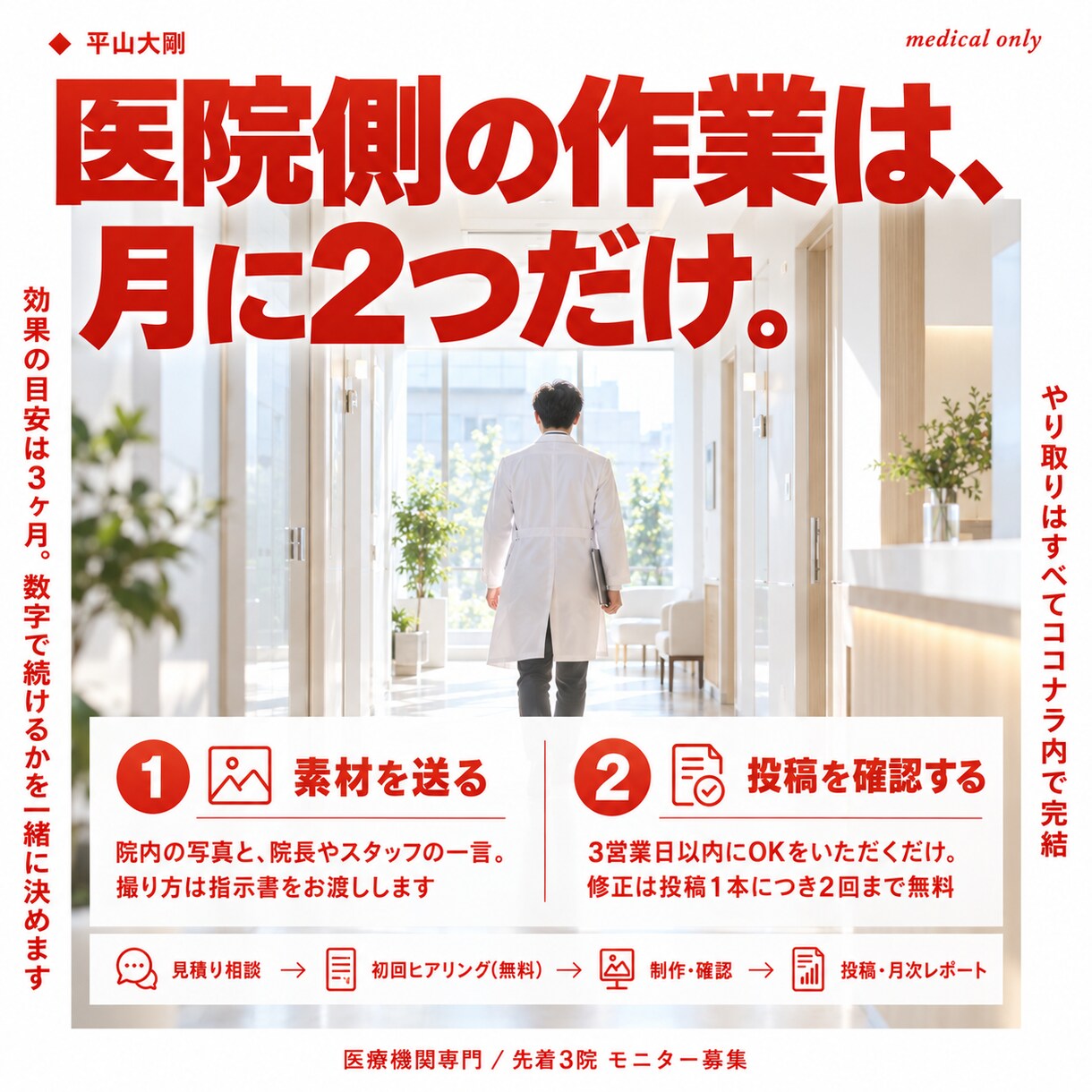 Instagram効果的な運用で目的を達成します 【医療機関】Instagram運用を代行し集客をサポート！ イメージ3