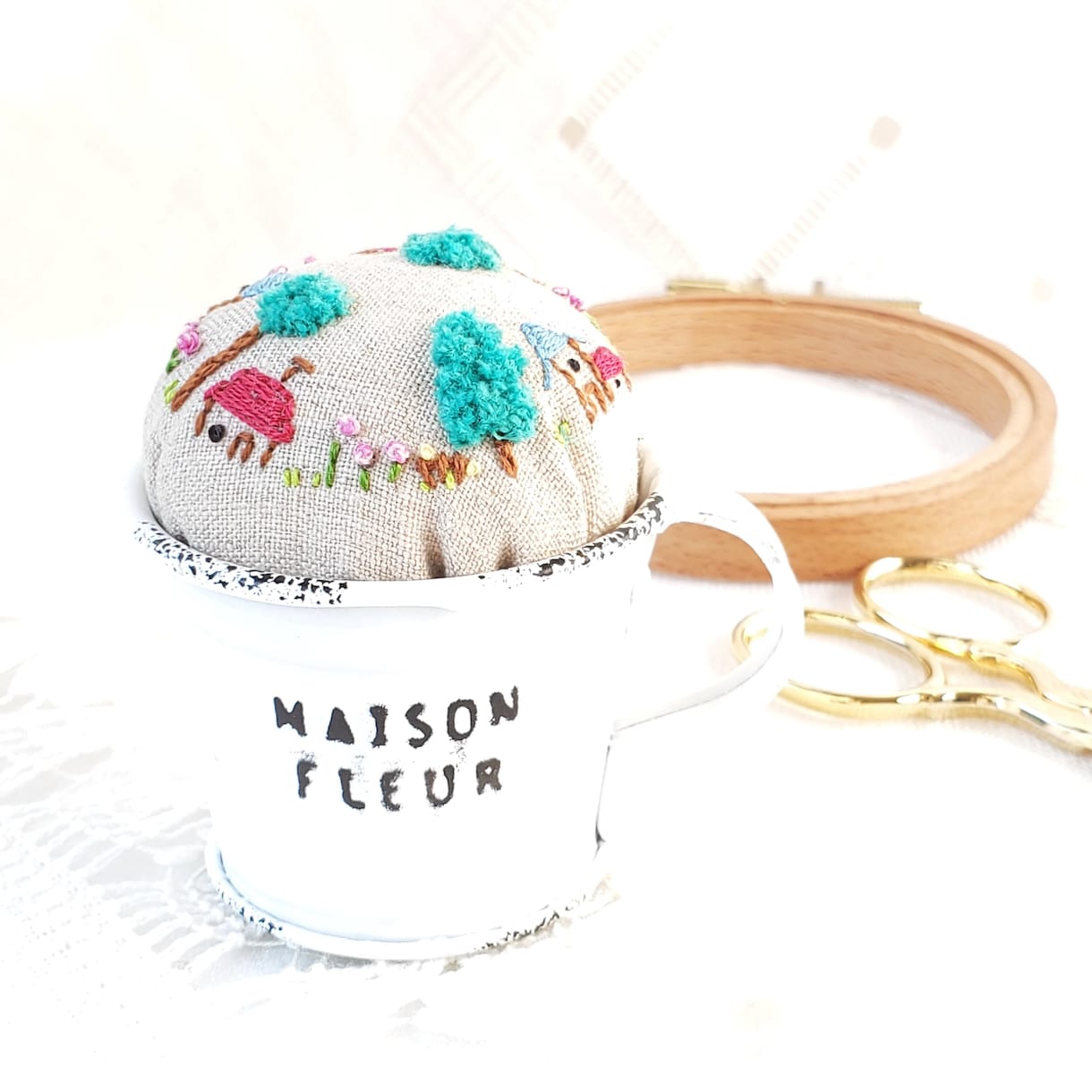 心を整えるヒーリング刺繍レッスンします あなたのお話を聞きながら刺繍を楽しむマンツーマンレッスン イメージ2