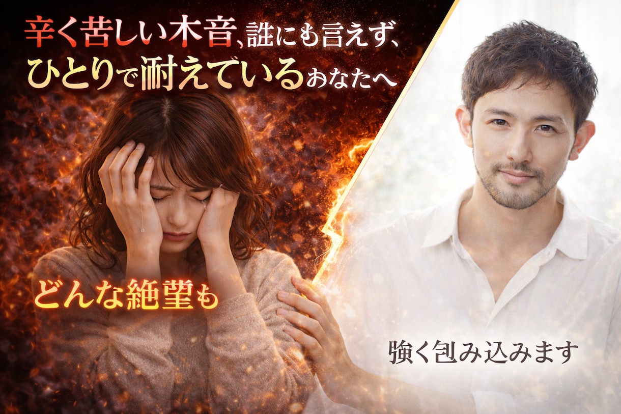 彼が隠している本音を優しく読み解きます 誰にも言えない苦しさに寄り添う鑑定 イメージ8