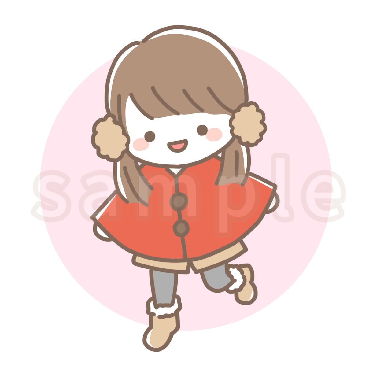 商用OK！ゆるふわアイコン描きます SNSやブログに！ゆる〜くかわいく仕上げます♪ イメージ9