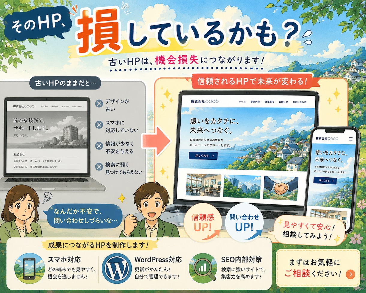 実績作りの為特別価格｜信頼感を高めるHP制作します 集客を意識したホームページ制作 イメージ2