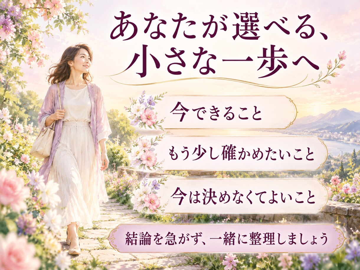 人生の迷いをほどき本当の望みと次の一歩を見つけます 霊視・チャネリング×心の対話で、自分らしく選ぶお手伝い イメージ9