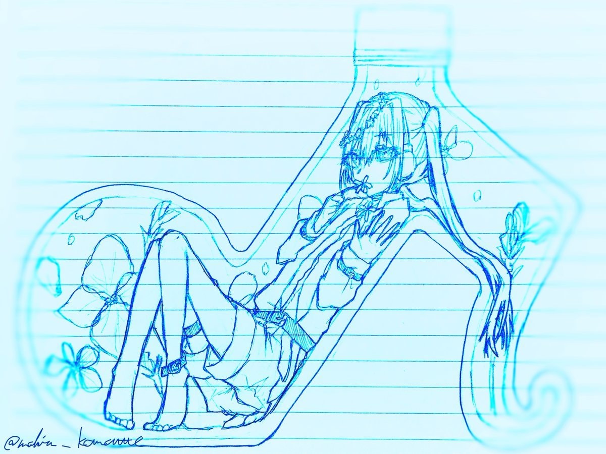水の世界×イラスト制作致します 水色の冷たくも優しいお姿を描きます イメージ9