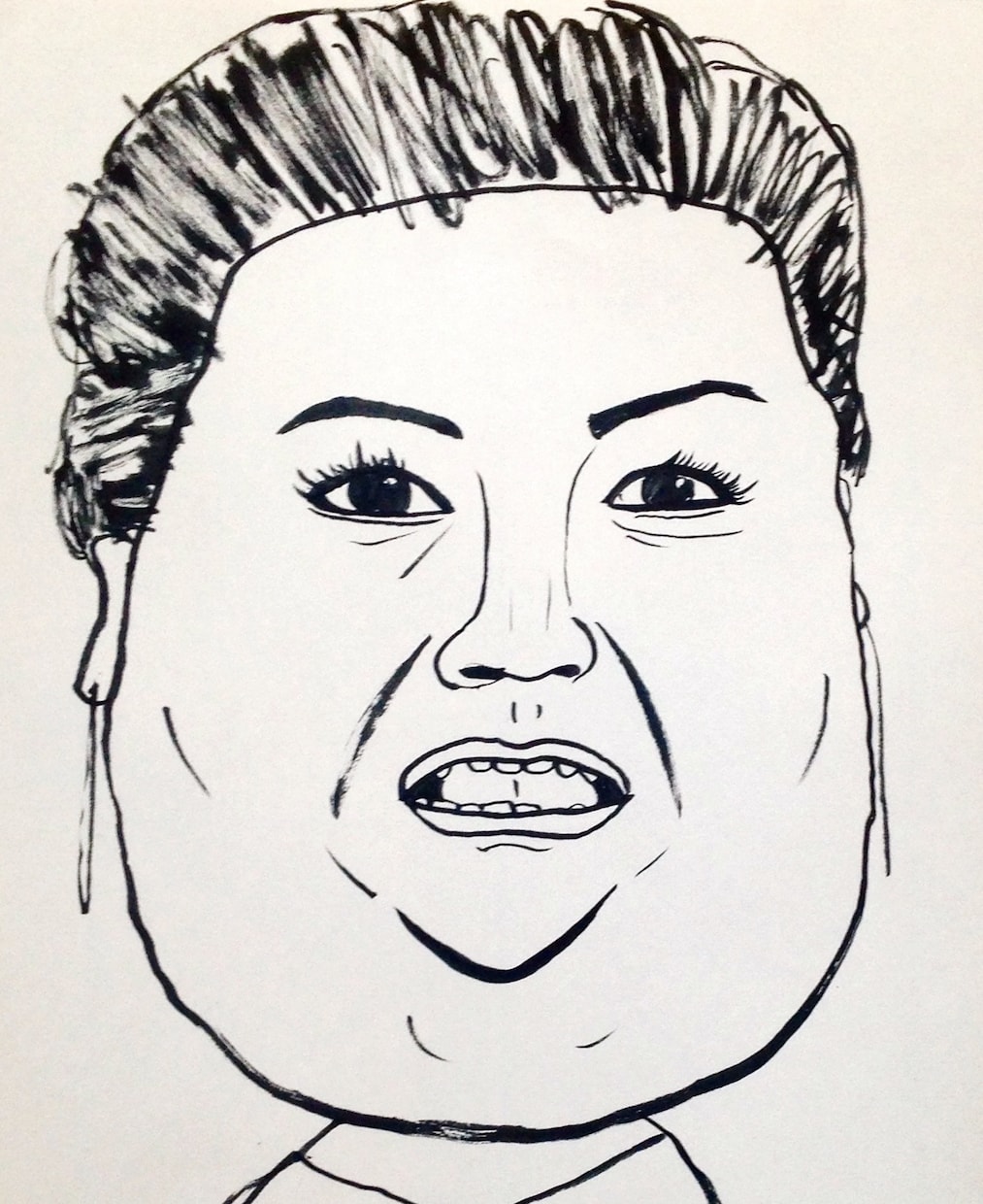 筆ペンで似顔絵描きます 私にしか出せないタッチの似顔絵を！！ イメージ3