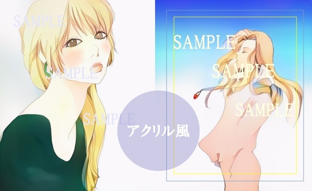 SNSのアイコンに使えるイラスト作成します 綺麗めシンプルなイラストアイコン イメージ4