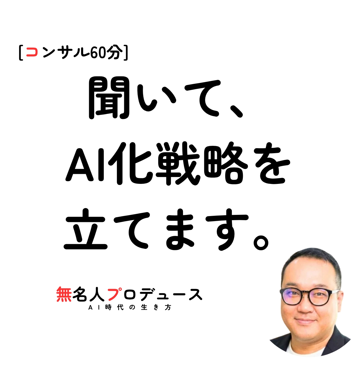 AIと聞く力であなたをプロデュースします 無名人プロデュース｜記事・サイト・仕組みまでAIで速く イメージ1