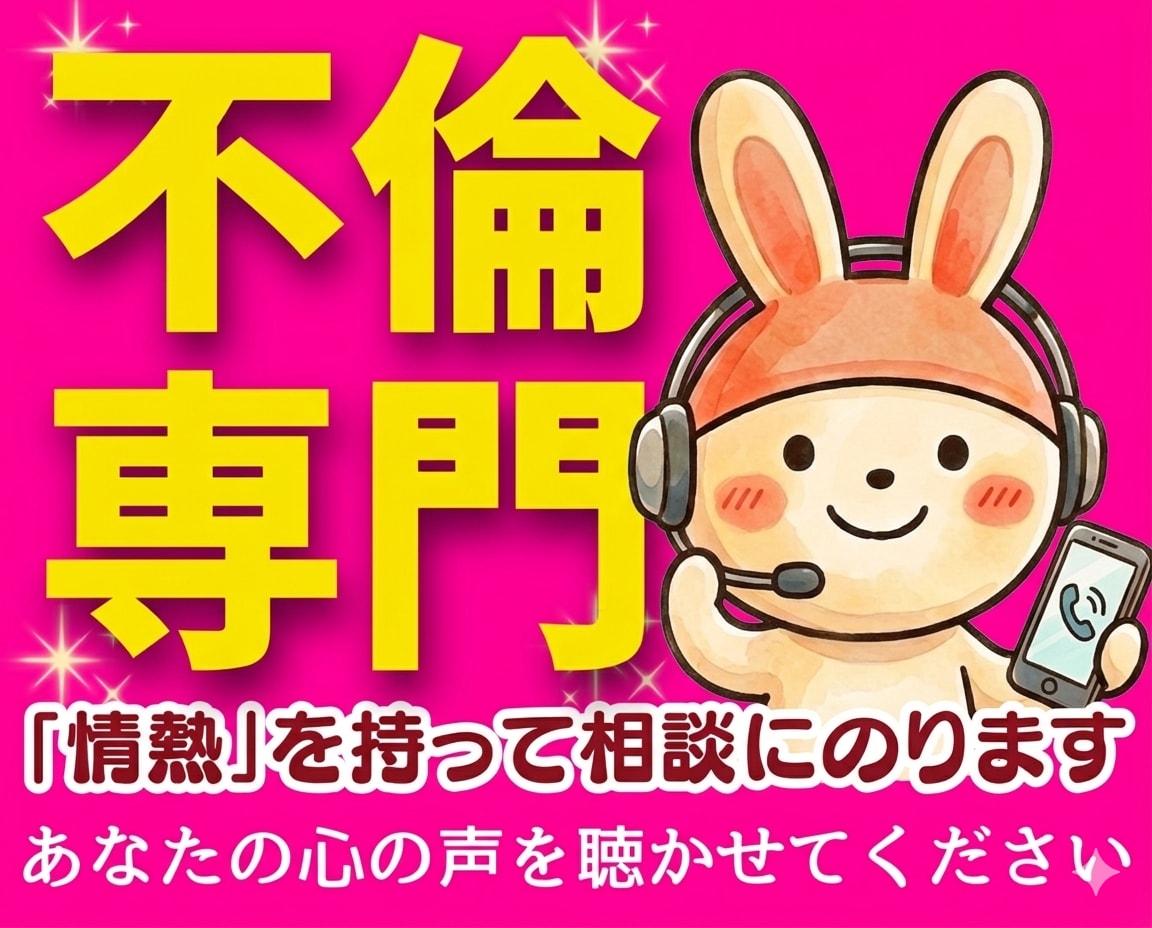 50代・HSP心理カウンセラーが不倫相談にのります 恋愛浮気失恋婚活夫婦愚痴復縁性癖彼氏・男の本音❗人生電話相談 イメージ1