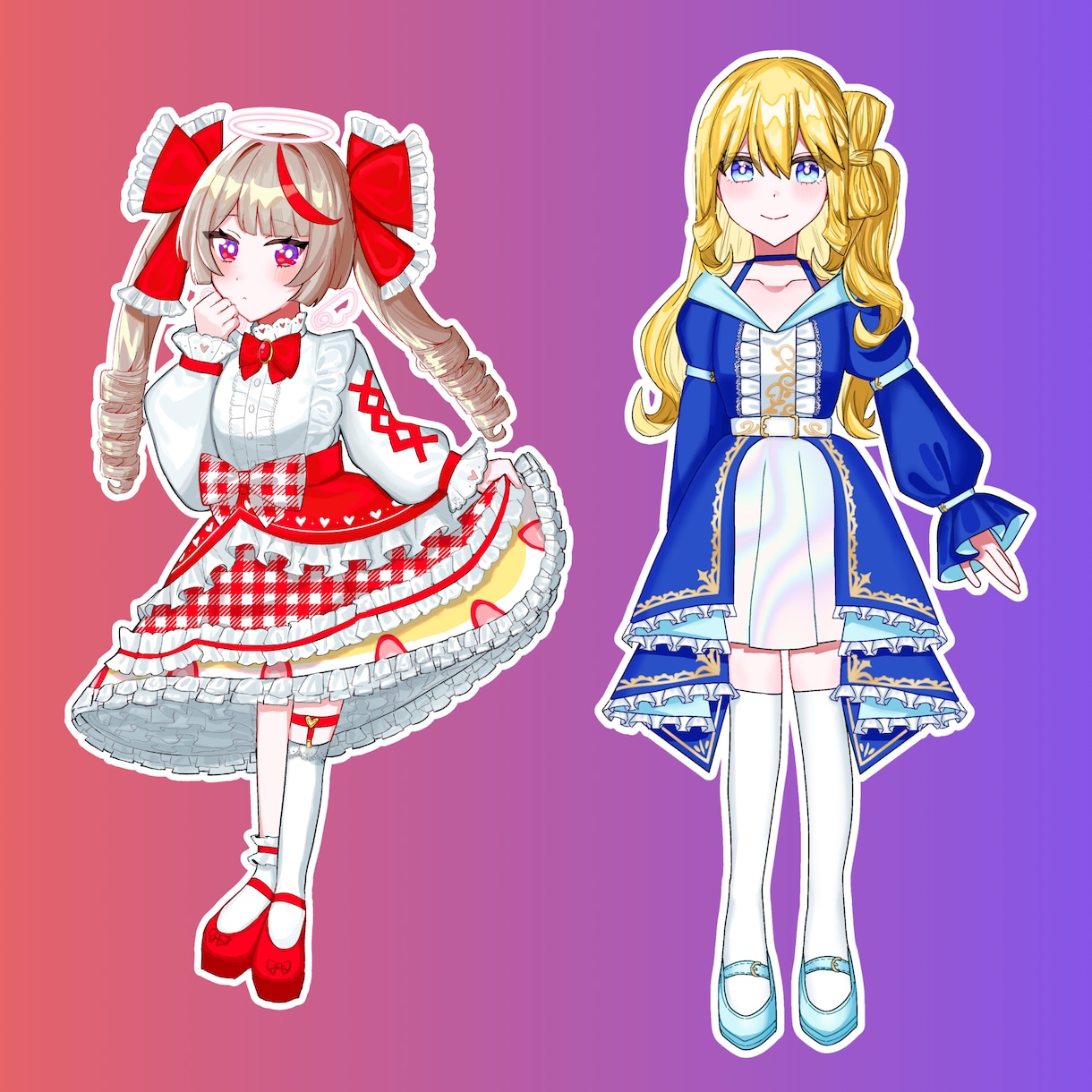 立ち絵イラスト制作します ポップで可愛い立ち絵を制作します！ イメージ3