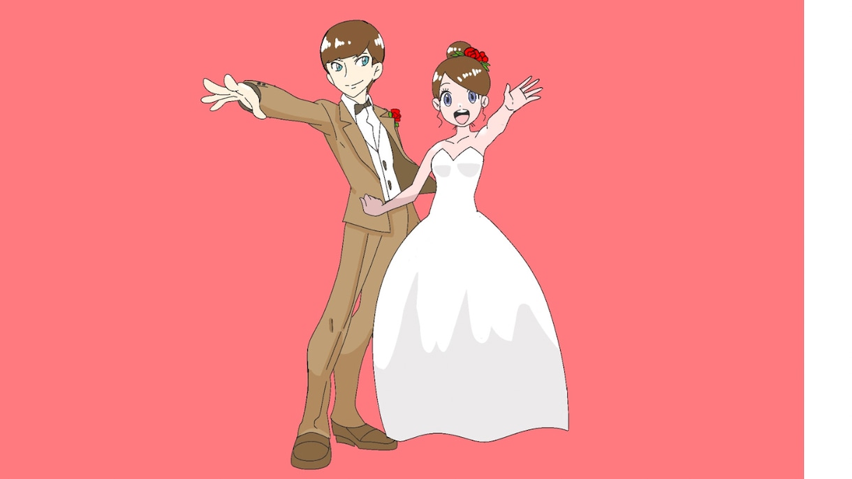 ポケモントレーナー風似顔絵描きます ポケモン大好きクラブ集まれ！結婚式を[好き]で埋め尽くそう！ イメージ2