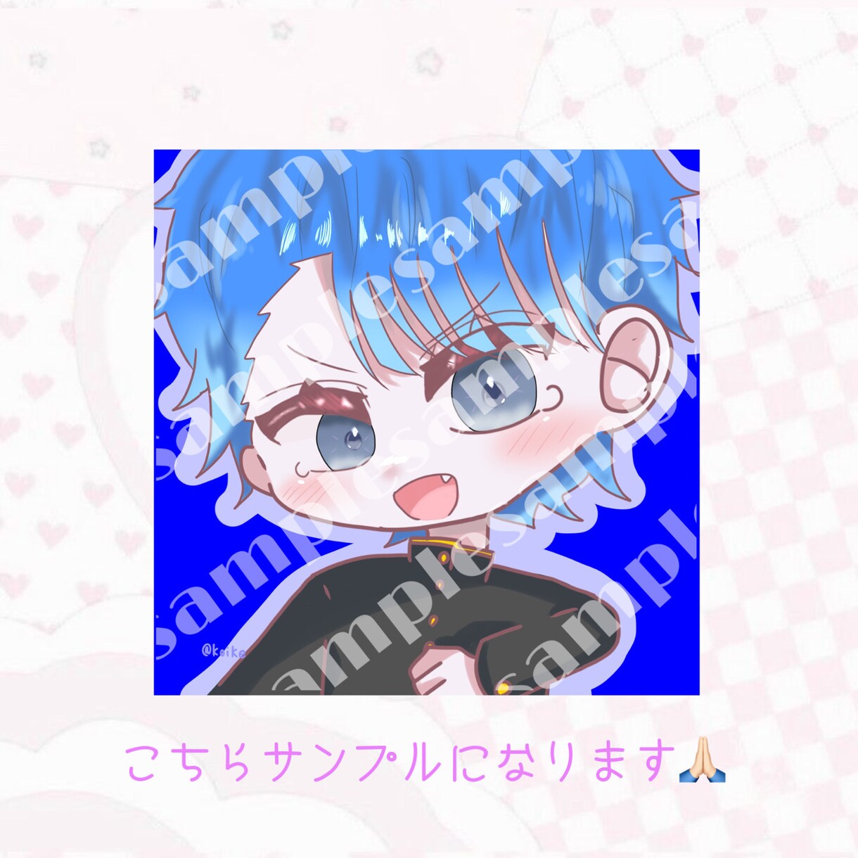 最速でミニキャラお描き致します アイコンやアニメーション等全て可能！最短1日でお届け致します イメージ1