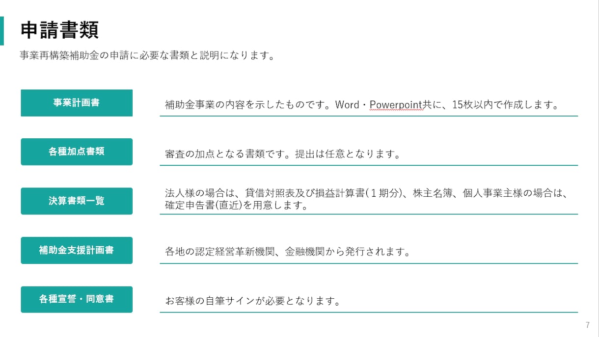 事業再構築補助金の事業計画書を作成します 平均以上の高採択率|最短3日で納品|多数支援実績 イメージ5