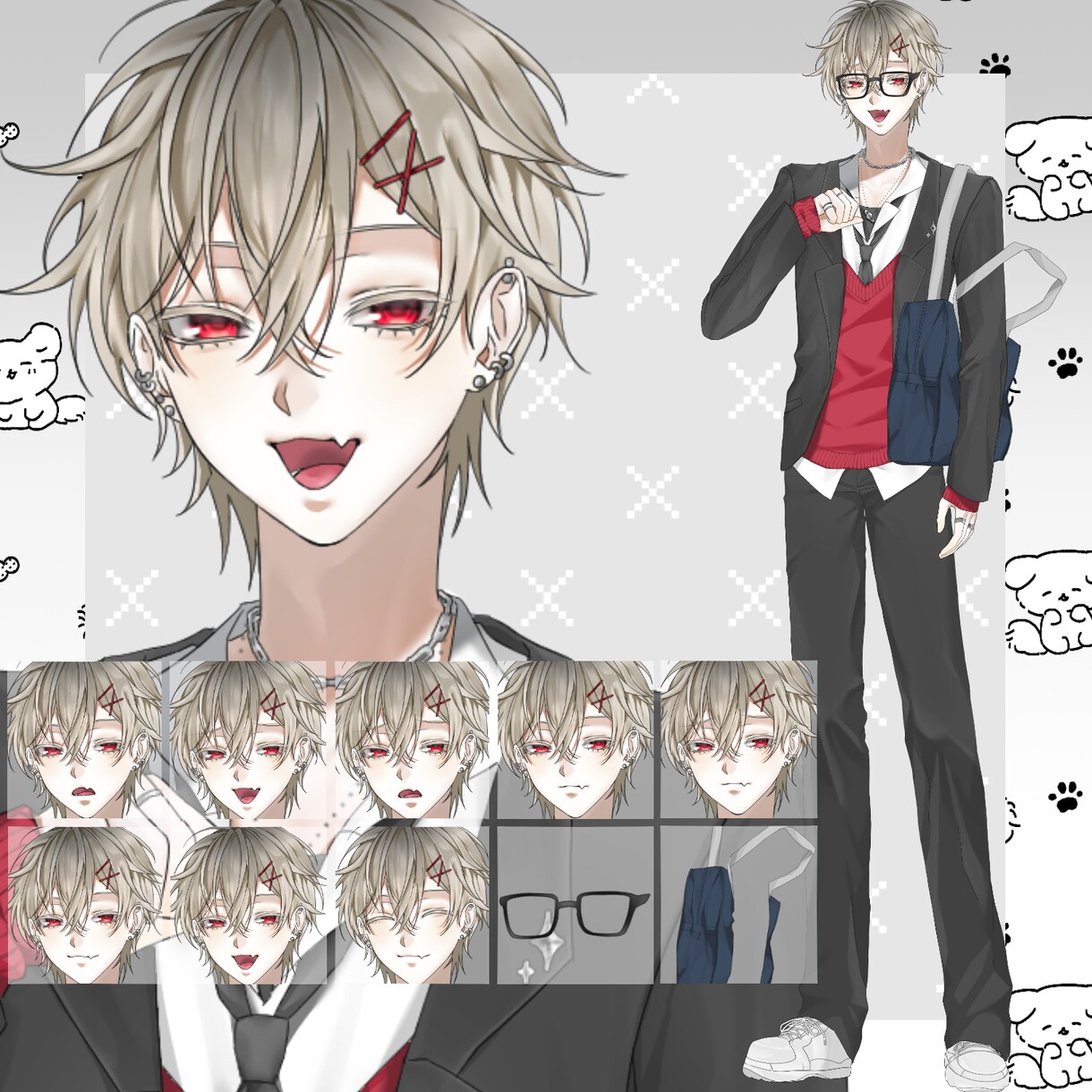 SNSでしようする立ち絵描きます 貴方だけの特別なキャラクターを描きます! イメージ3