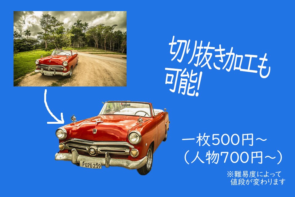 指示通りに画像加工・補正・切り抜き行います 現職でのスキルを活かし、品質の良い画像を作り上げます。 イメージ4