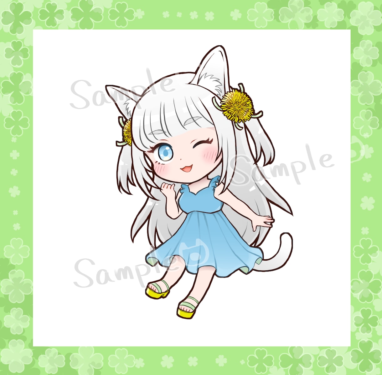 商用ok☆可愛いミニキャライラストお描きします SNSやブログ、YouTubeなどに☆ イメージ4