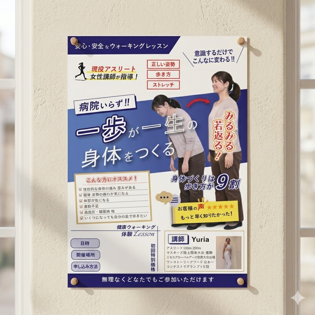 シンプルで見やすい！オシャレなチラシ作ります 修正は何度でも可！AIのイメージデータもCanva化します！ イメージ5
