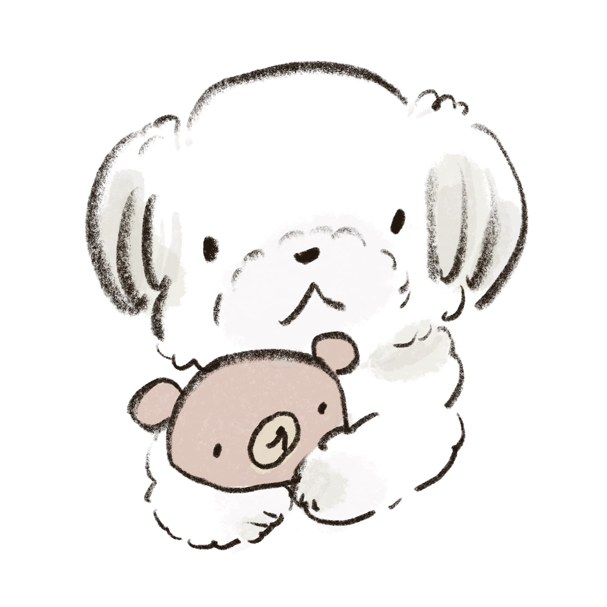 ワンちゃんと、好きなものぎゅっイラストお届けします ワンちゃんと、大好きなものを一つのイラストに イメージ2