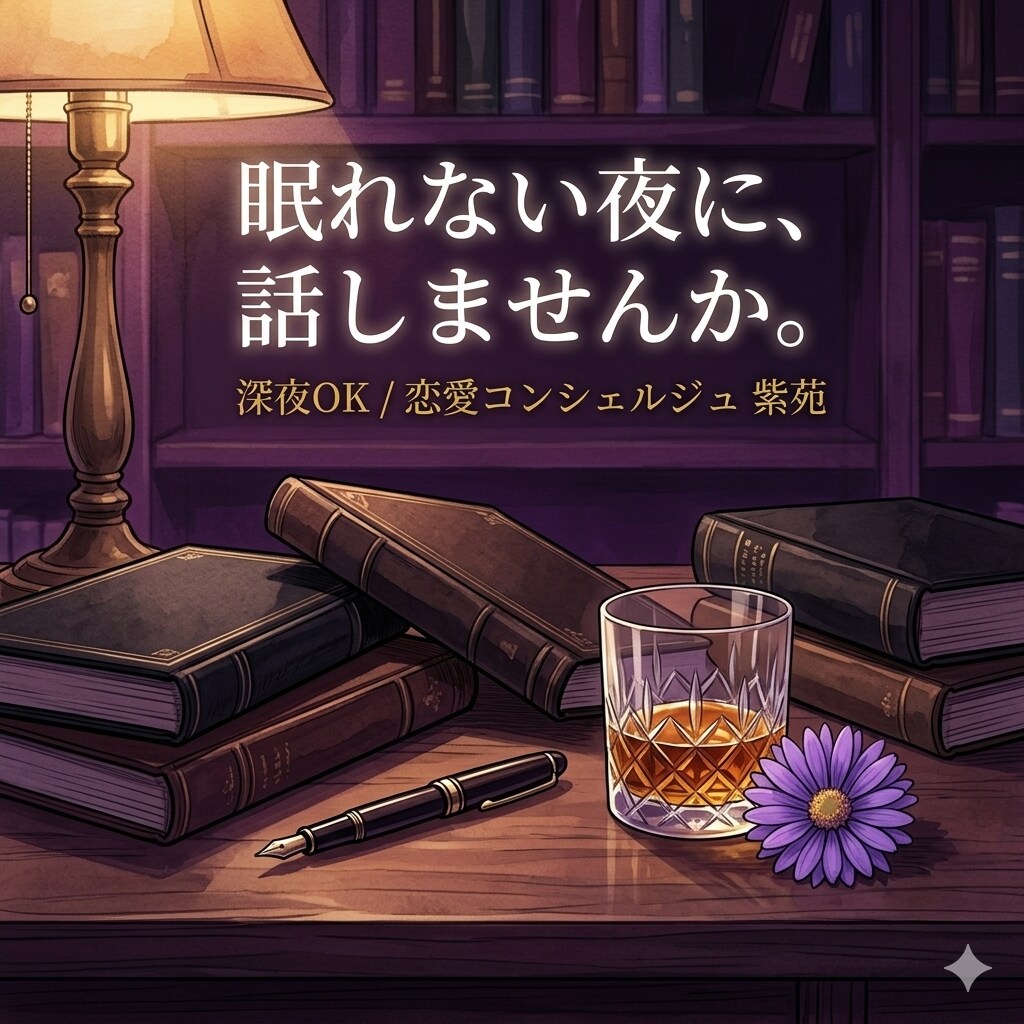 恋愛・人間関係、男性目線でやさしく聞きます 深夜OK/占いではなく対話で整理します イメージ2