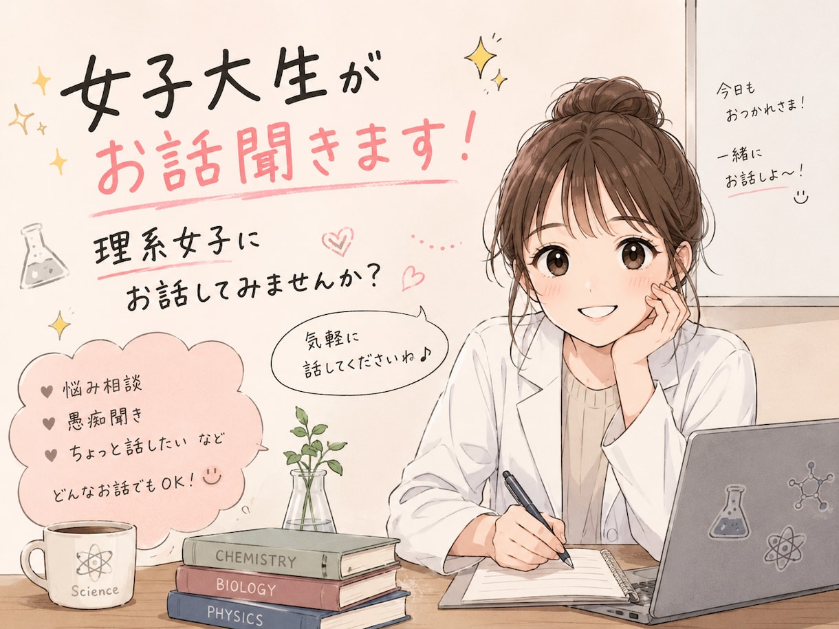 関西弁の大学生があなたのお友達になります 1週間私と楽しくお話しましょ！ イメージ1