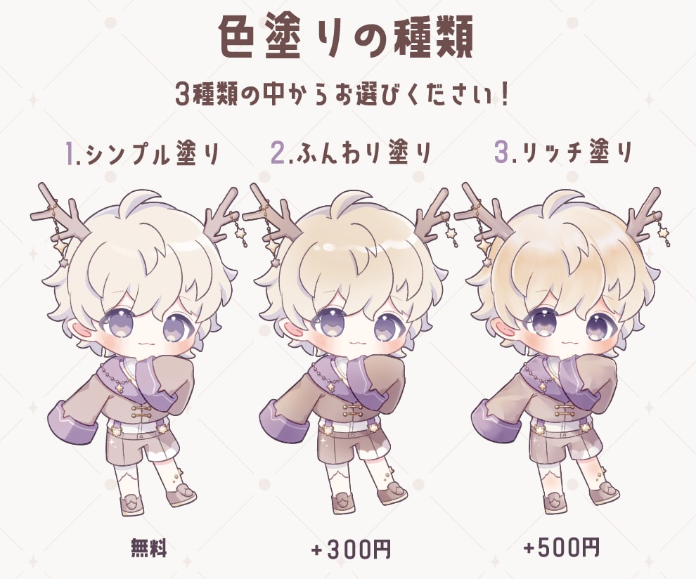 ふわふわ癒される可愛いミニキャラ制作します SNSアイコン、動画や配信用、グッズなど様々な用途に❁ イメージ5