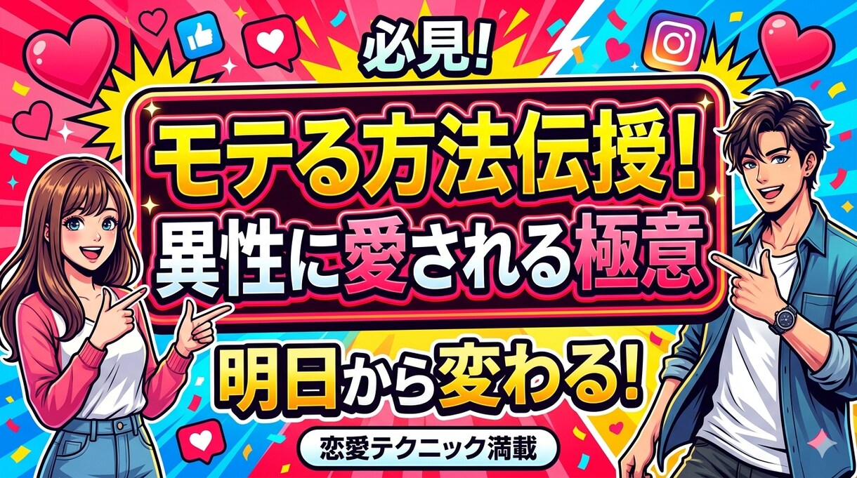 簡単なモテ方を伝授します モテることで手に入る、豊かな人生！ イメージ1