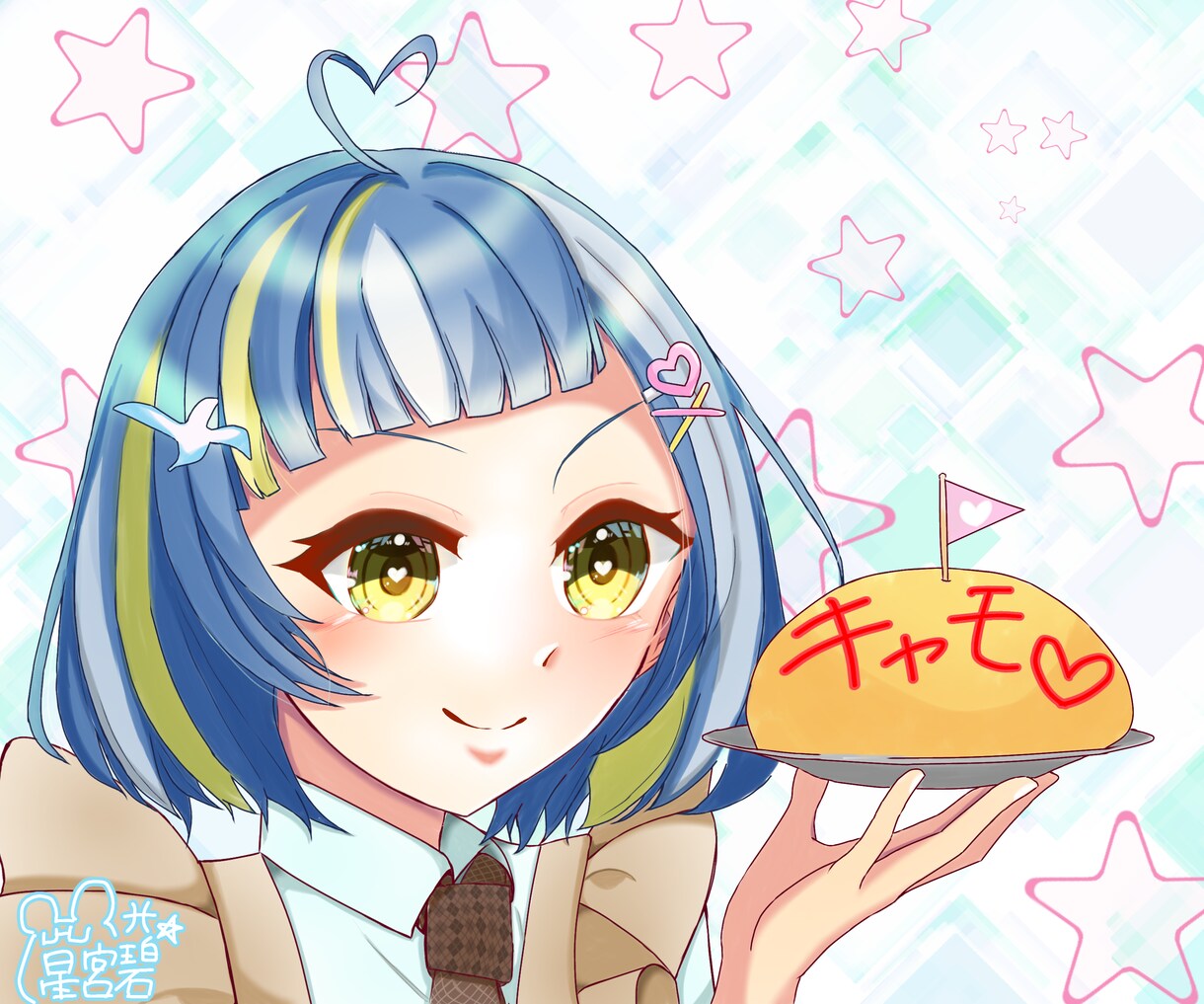可愛い女のコのキャラクターデザインを描いてます 可愛いキャラクターデザインケモ耳や女の子描いてます イメージ3