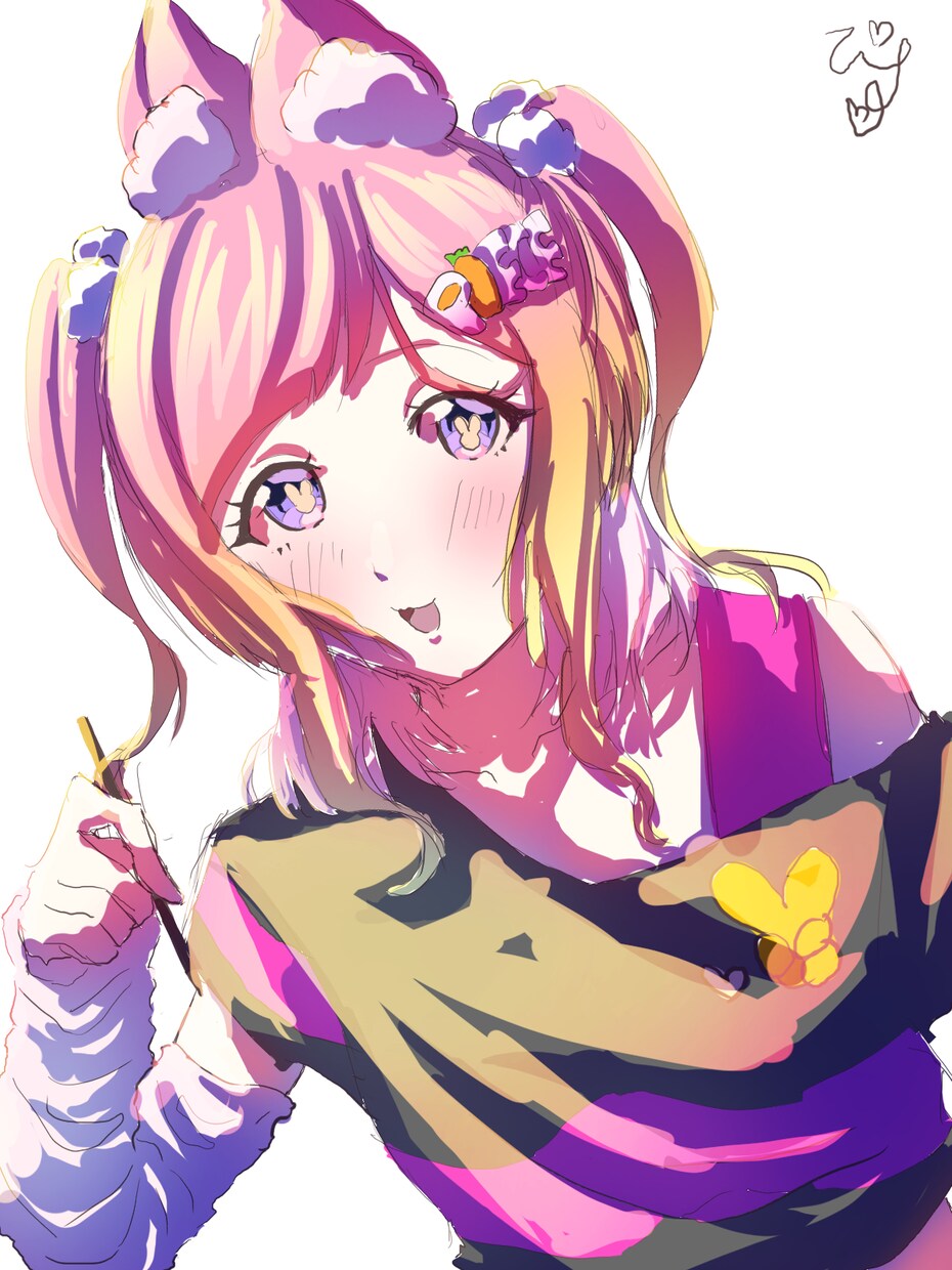 感情表現豊かなシンプルなイラストを描きます 喜怒哀楽を表したいシーンによって雰囲気つくりから一枚絵に イメージ4