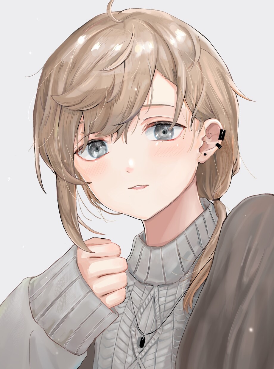 透明感のあるイラスト制作いたします アイコン、歌ってみた動画、サムネイル用など イメージ1